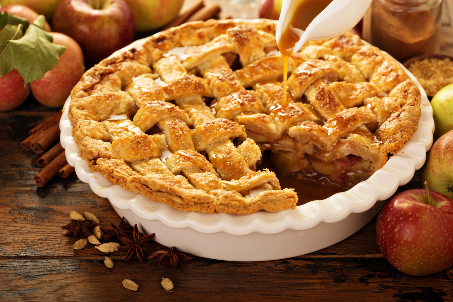 Deep-Dish Caramel Apple Pie